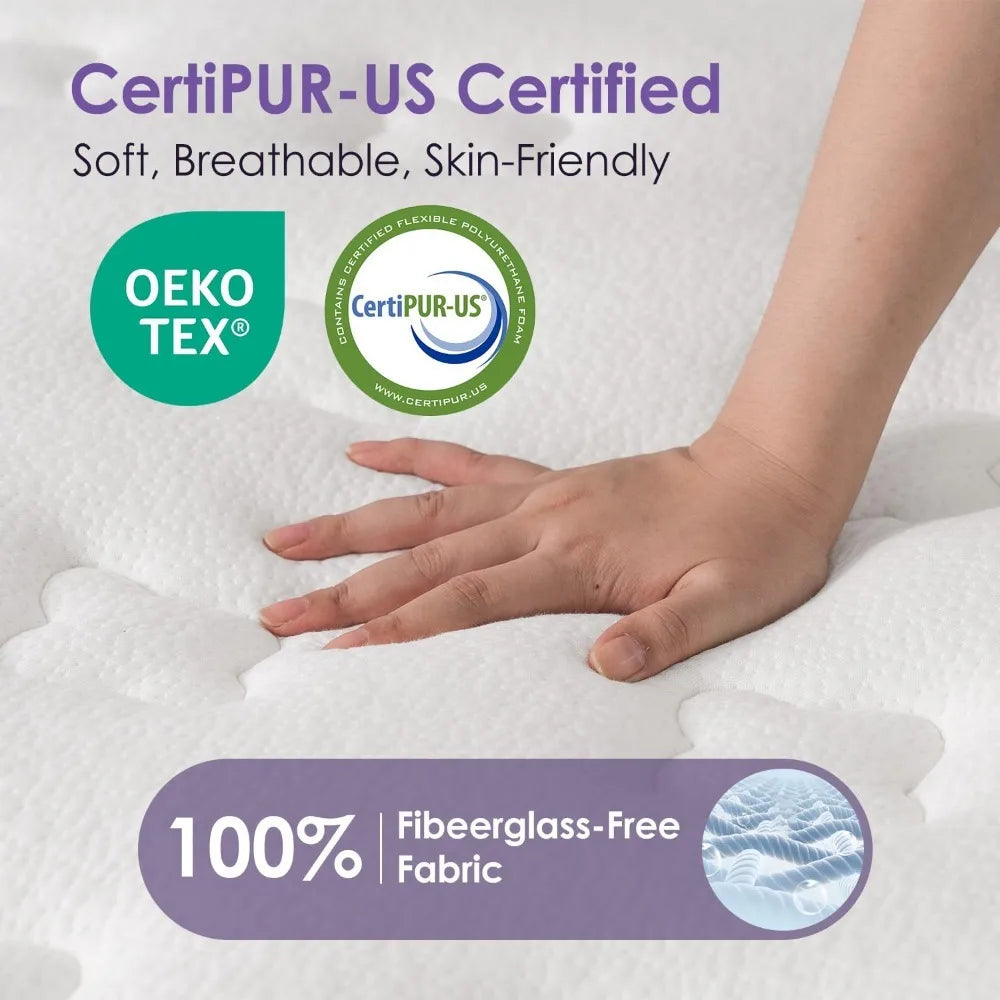 XIAOLANG Plush Hybrid Mattress With Reinforced Lumbar Support