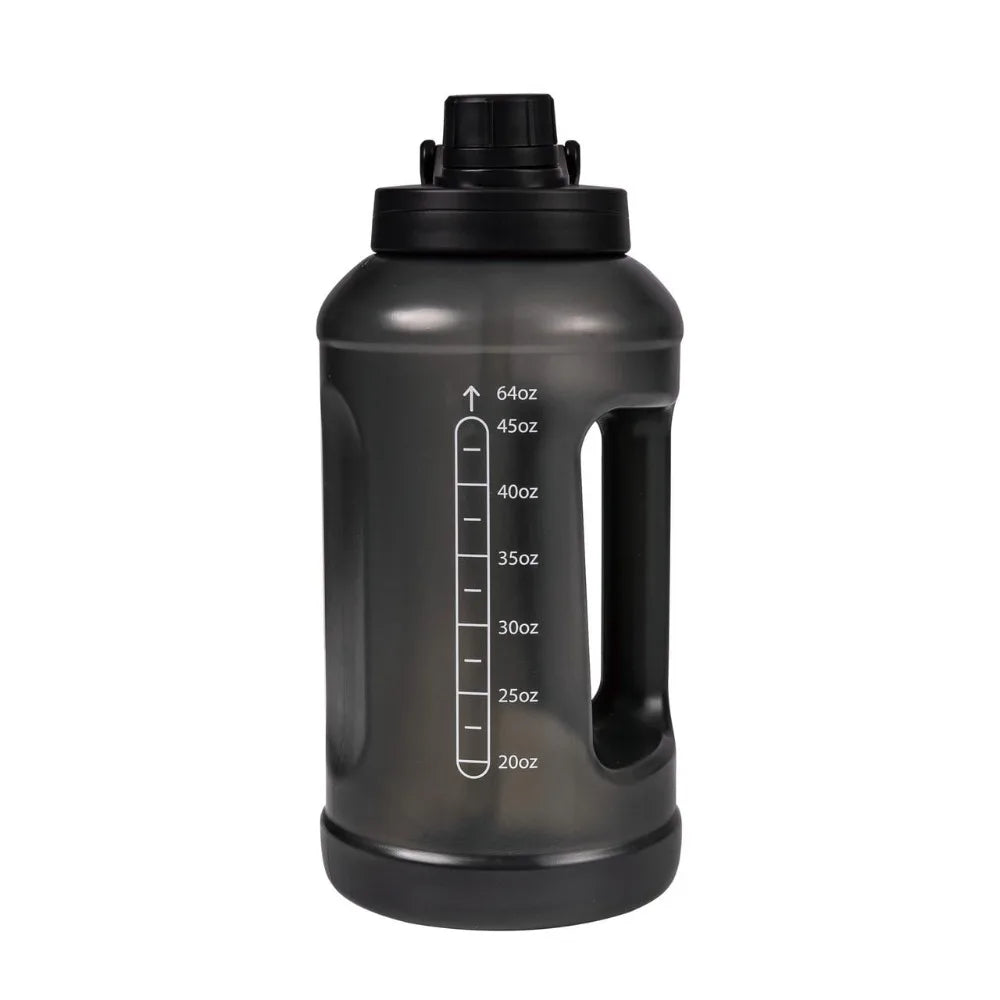 Mainstays Water Bottle With 2-in-1 Straw Lid Reusable Plastic