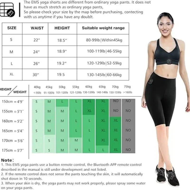 EMS Muscle Stimulator Shorts for Buttocks With 8 Modes