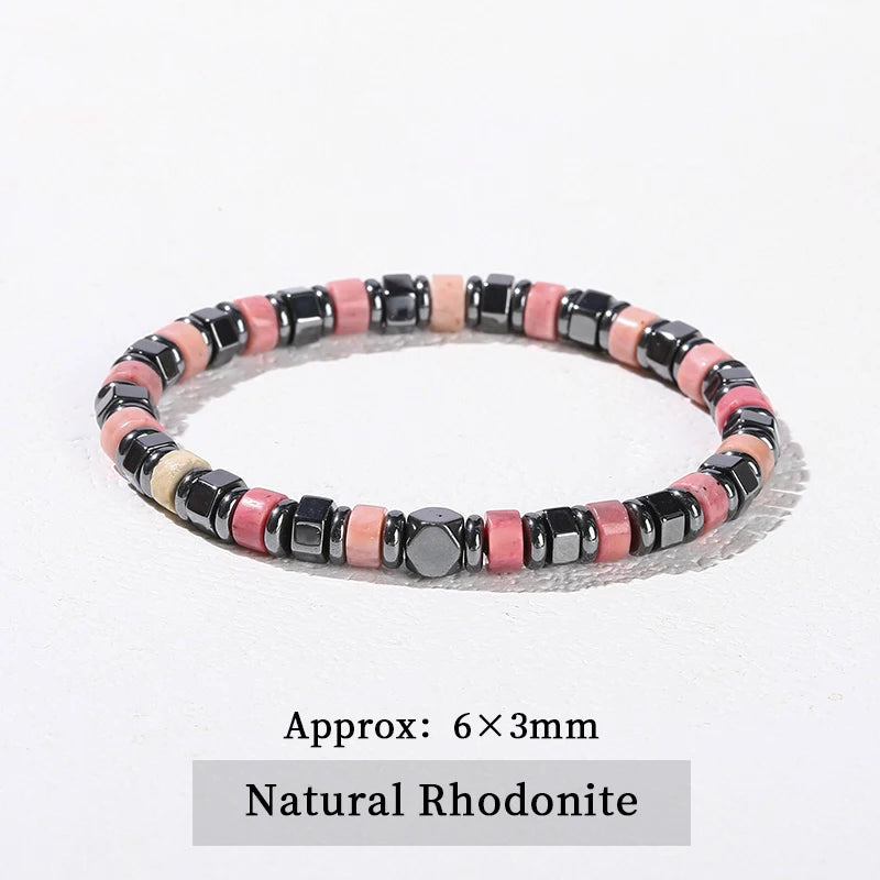 Change Better Hematite Bead Bracelet Unisex Reiki Jewelry