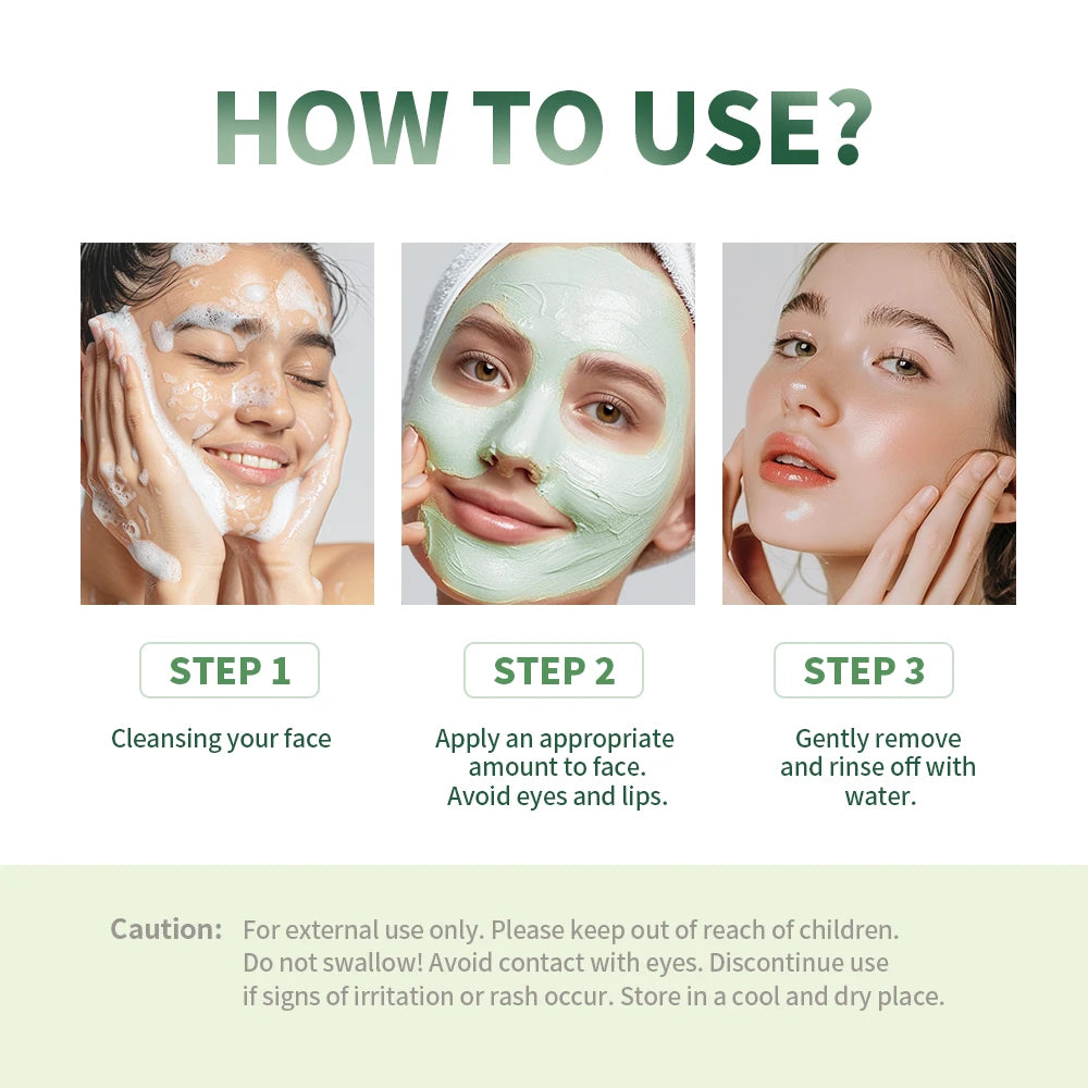 Ibcccndc Green Tea Cleansing Mask Stick For Oil Control