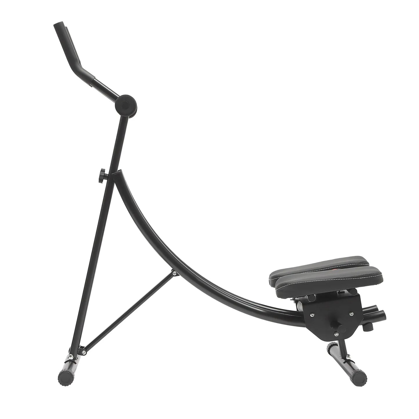 Abdominal Crunch Coaster Height Adjustable Abdominal Trainer With LCD Monitor
