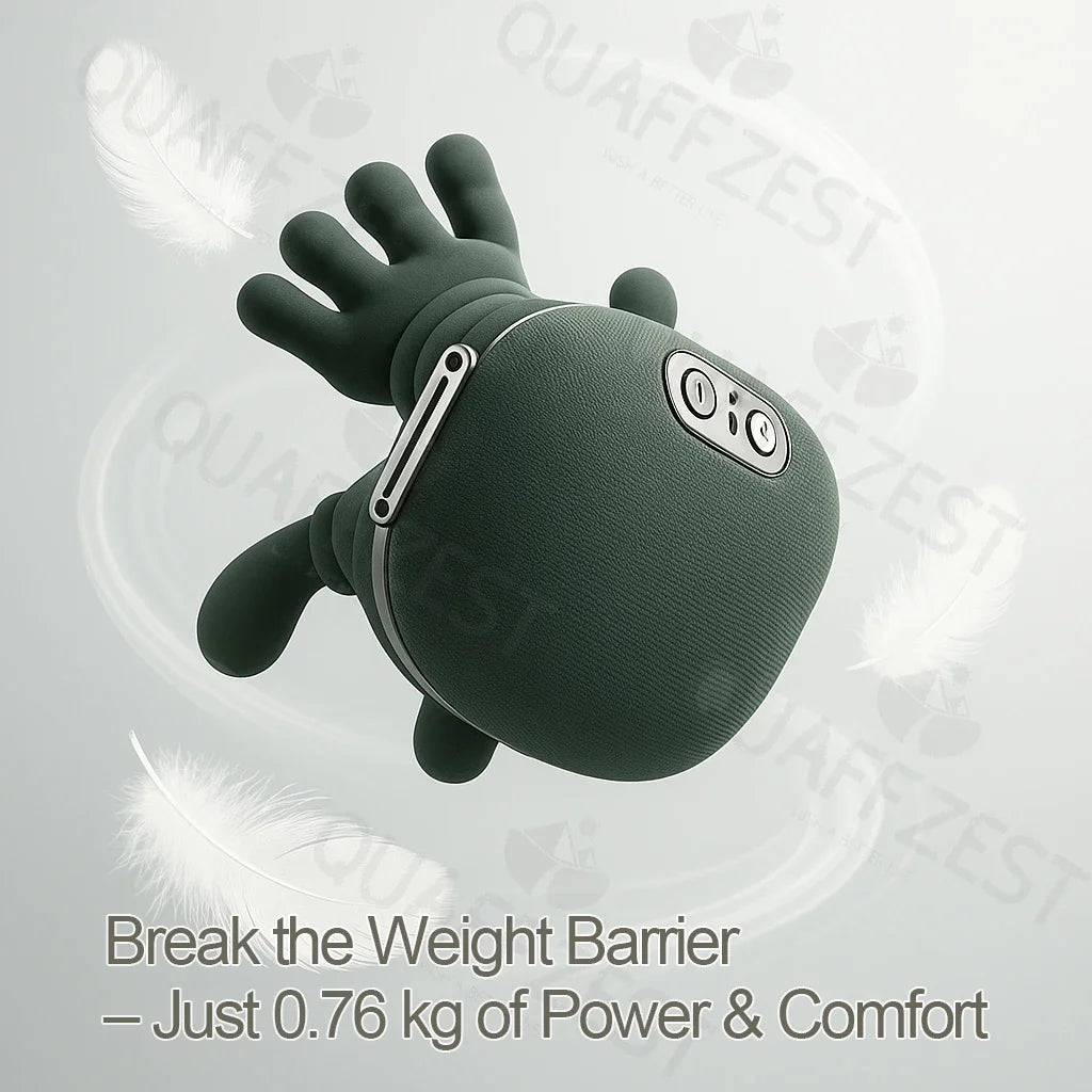 FODRK Bionic Finger Neck And Shoulder Massager With Wireless Kneading