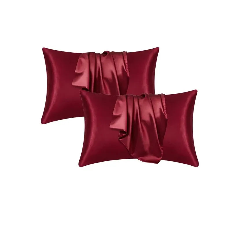 NONECN Polyester Cotton Pillowcase Silk Look For Hair And Skin