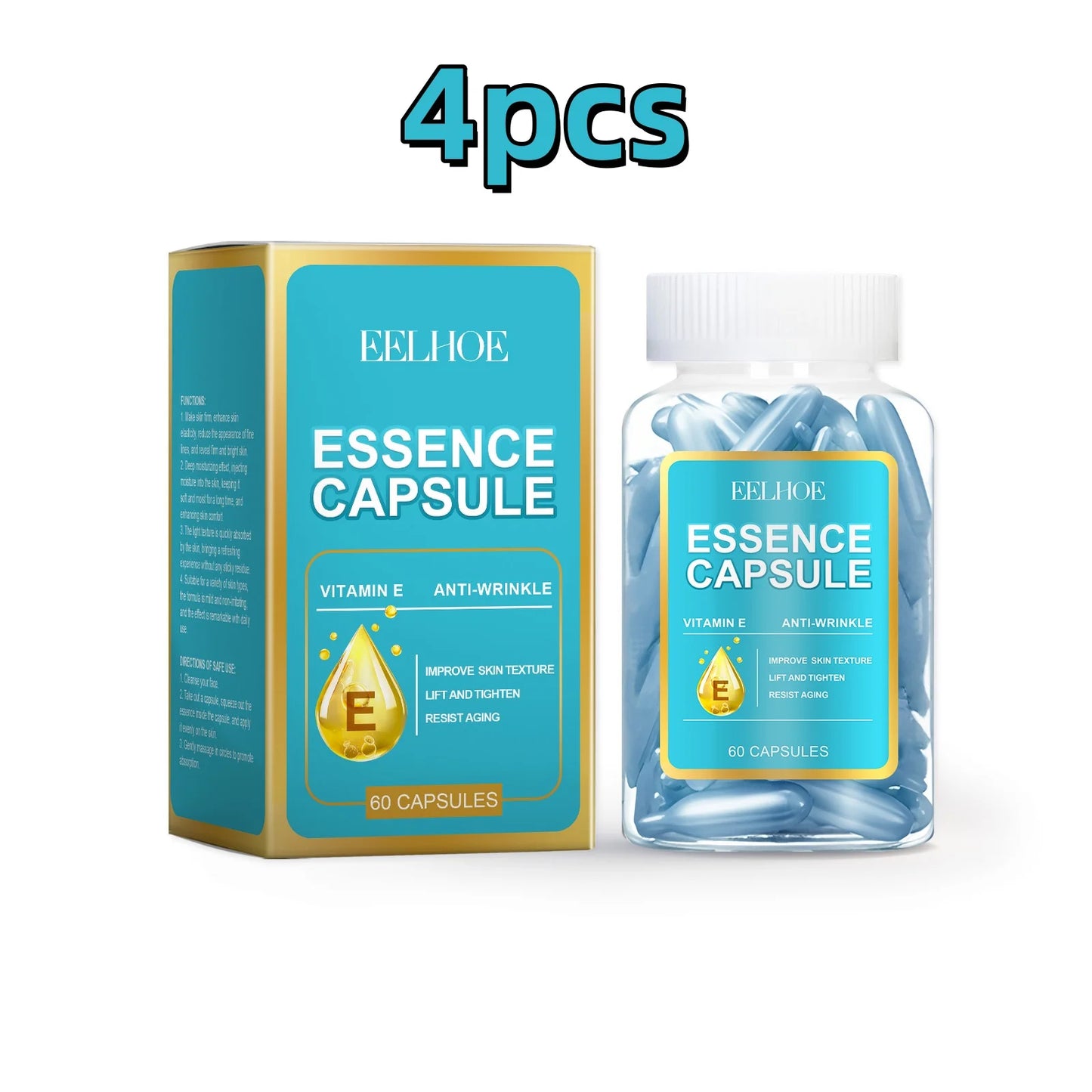 Eelhoe Facial Capsules Serum Moisturizing Anti Aging Vitamin E Care