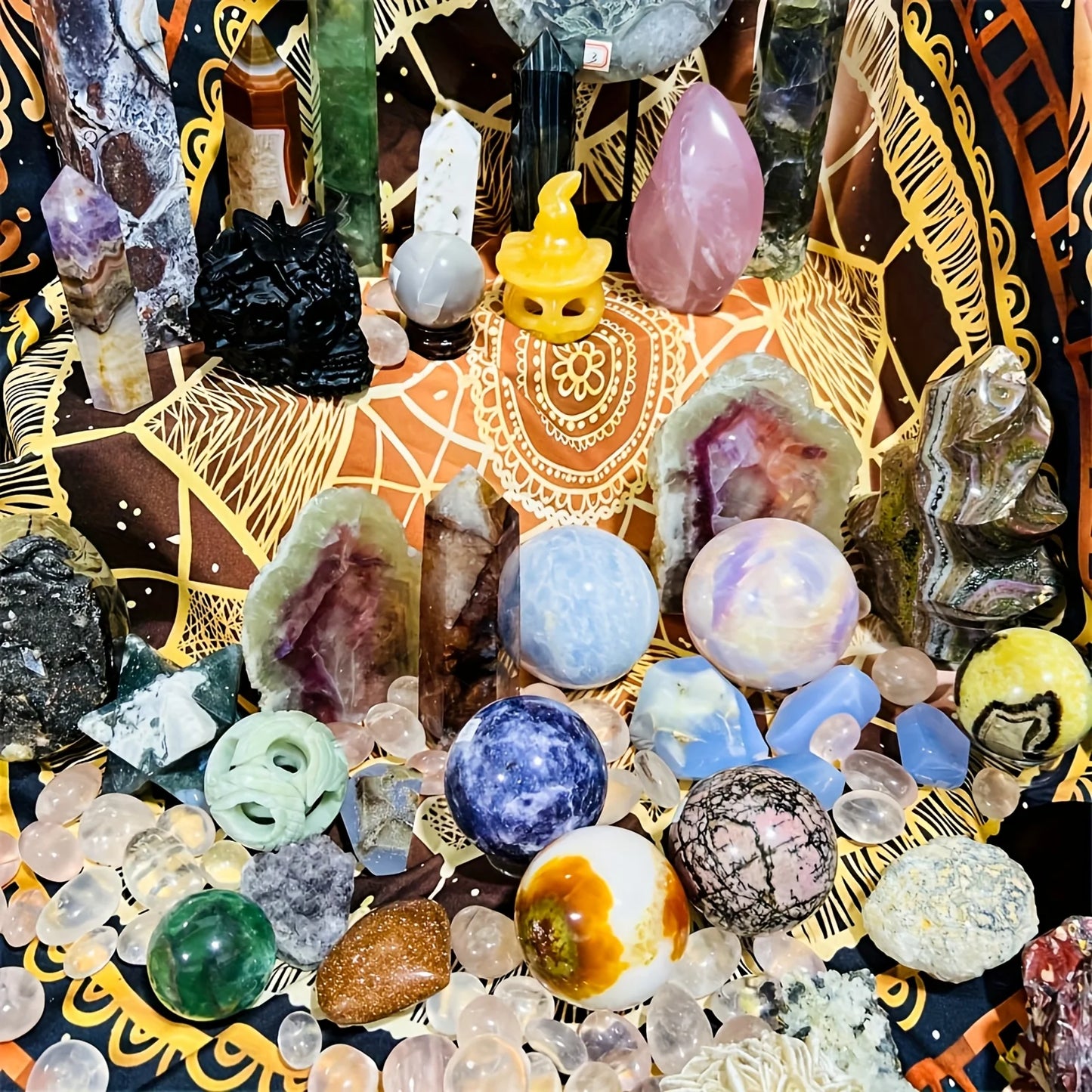 CrystalHola Mixed Stone Crystals Gift Box Set