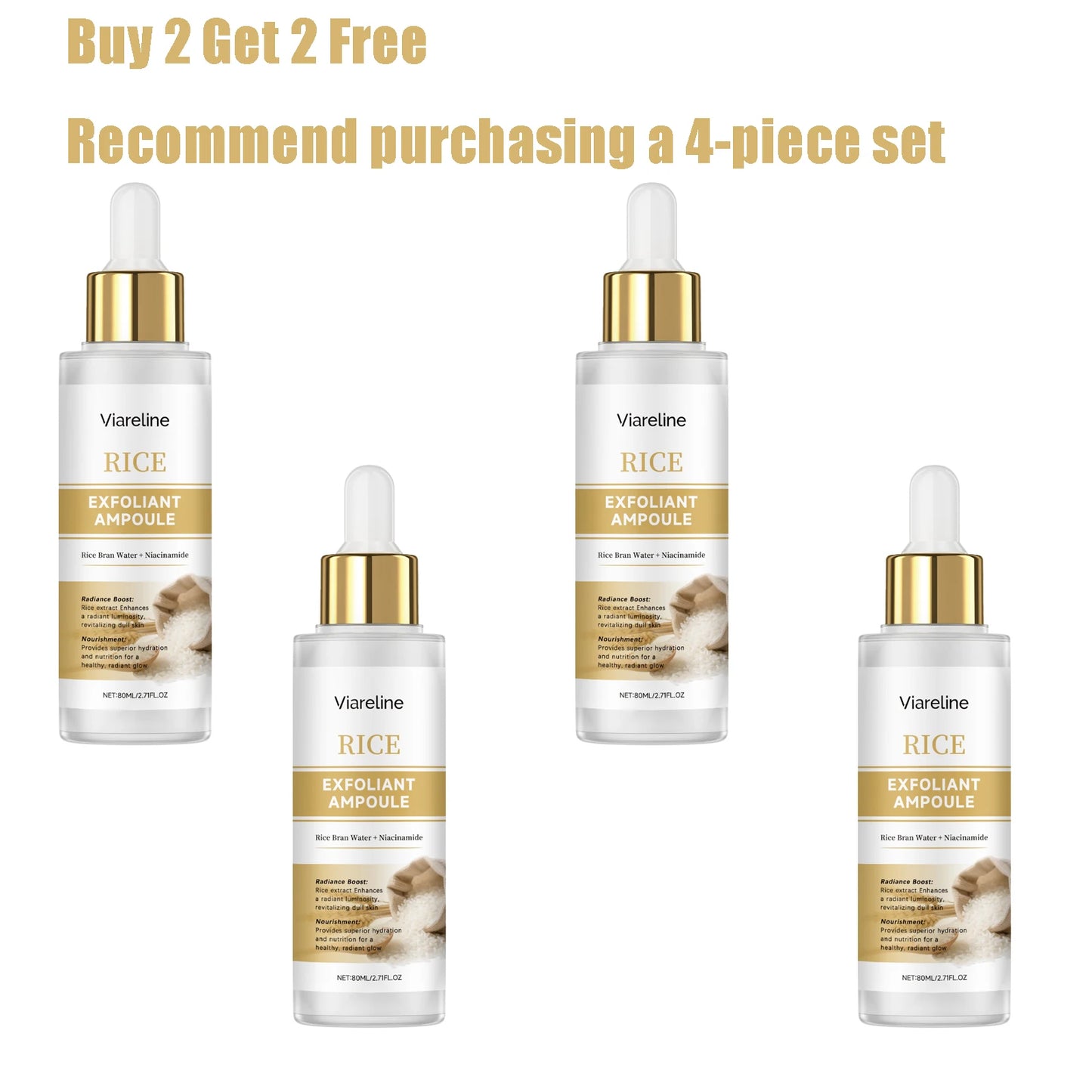 Viareline Facial Exfoliating Serum For Pore Refinement And Glow