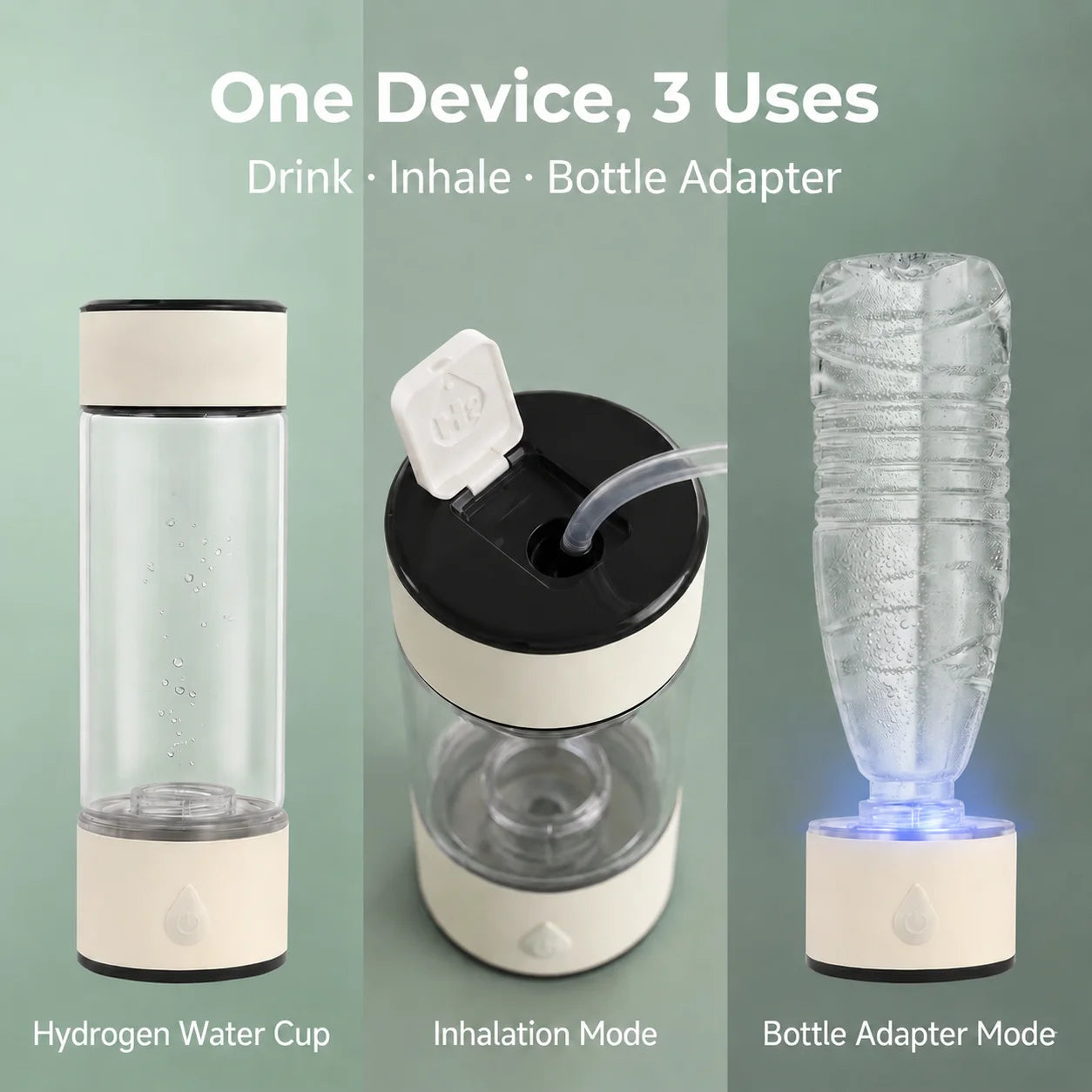 XMSJ Hydrogen Water Generator Bottle 8032 PPB Ionizer Portable