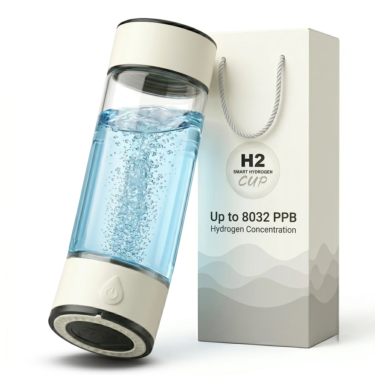 XMSJ Hydrogen Water Generator Bottle 8032 PPB Ionizer Portable