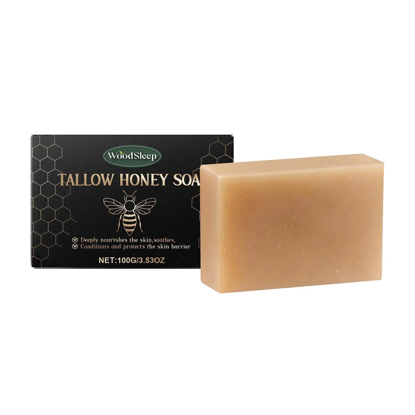 WoodSleep Beef Fat Soap Nourishing Skin Cleanser For Soft Moisture