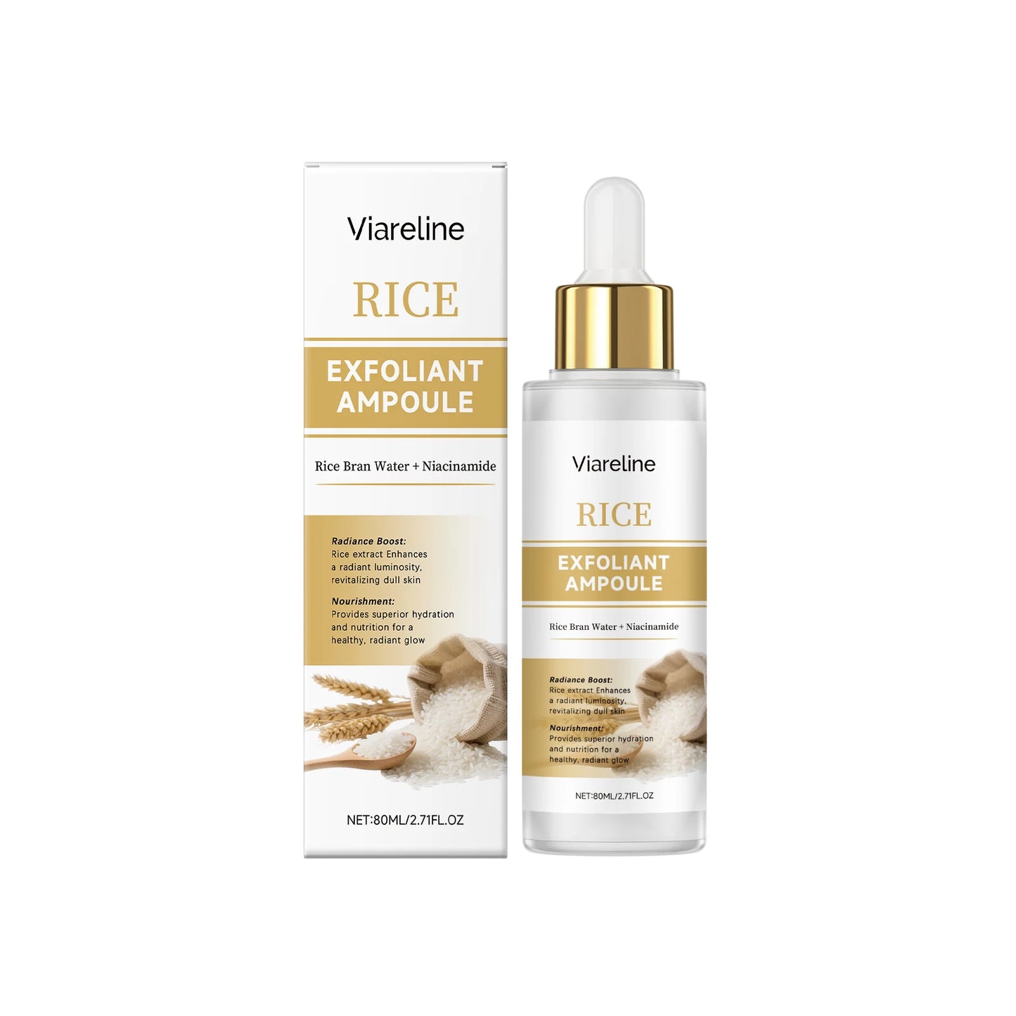 Viareline Facial Exfoliating Serum For Pore Refinement And Glow