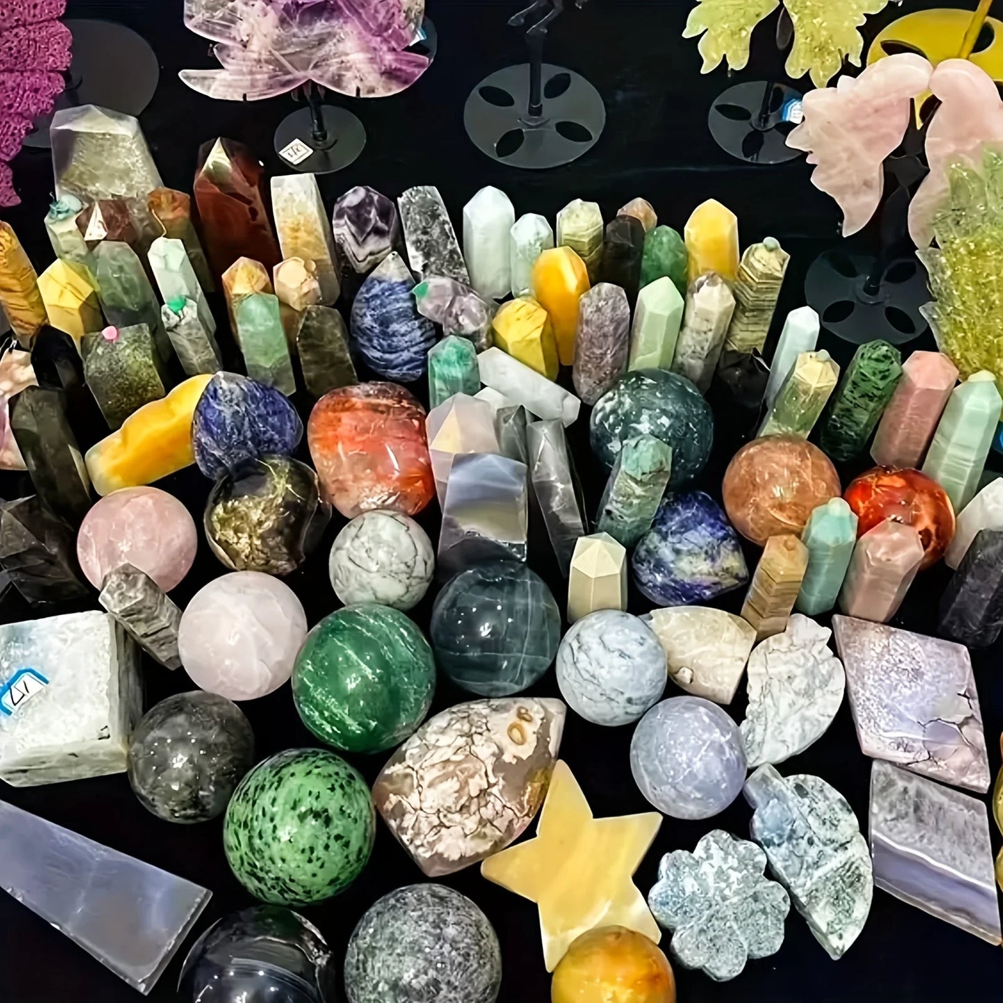CrystalHola Mixed Stone Crystals Gift Box Set
