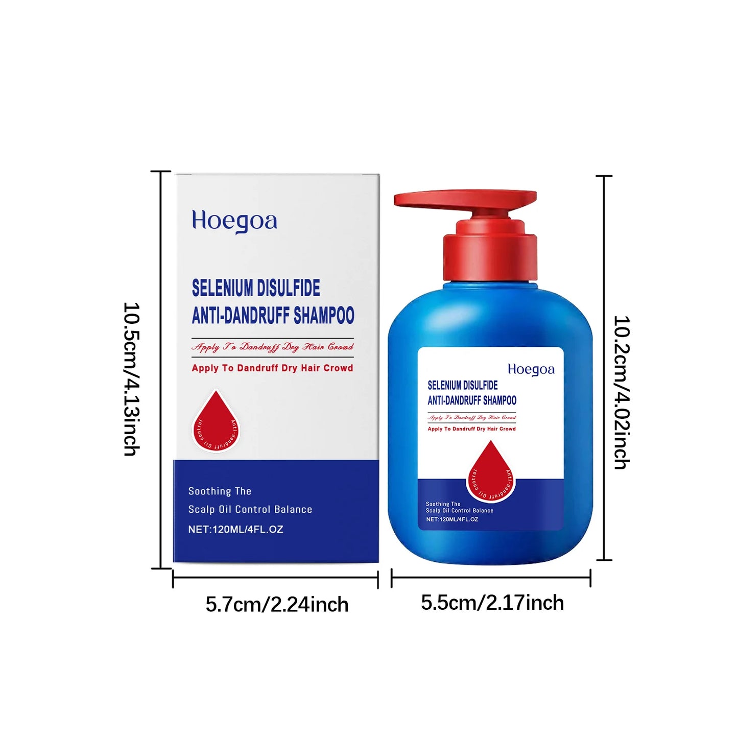 Hoegoa Selenium Sulfide Anti Dandruff Shampoo Deep Cleansing