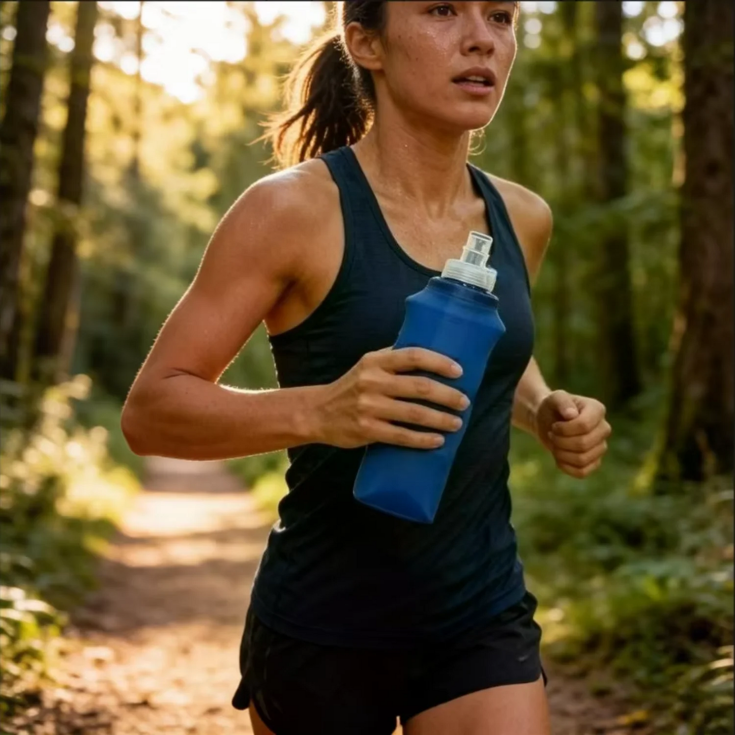 Soft Foldable TPU Water Bottle Portable for Outdoor Sports