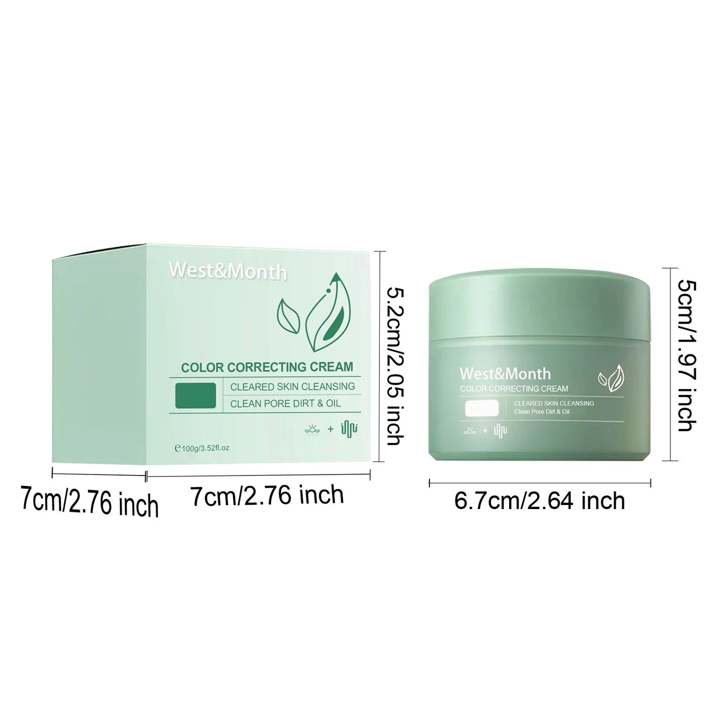 Color Correcting Cream for Redness and Dark Spots Moisturizing