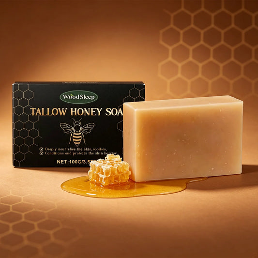 WoodSleep Beef Fat Soap Nourishing Skin Cleanser For Soft Moisture