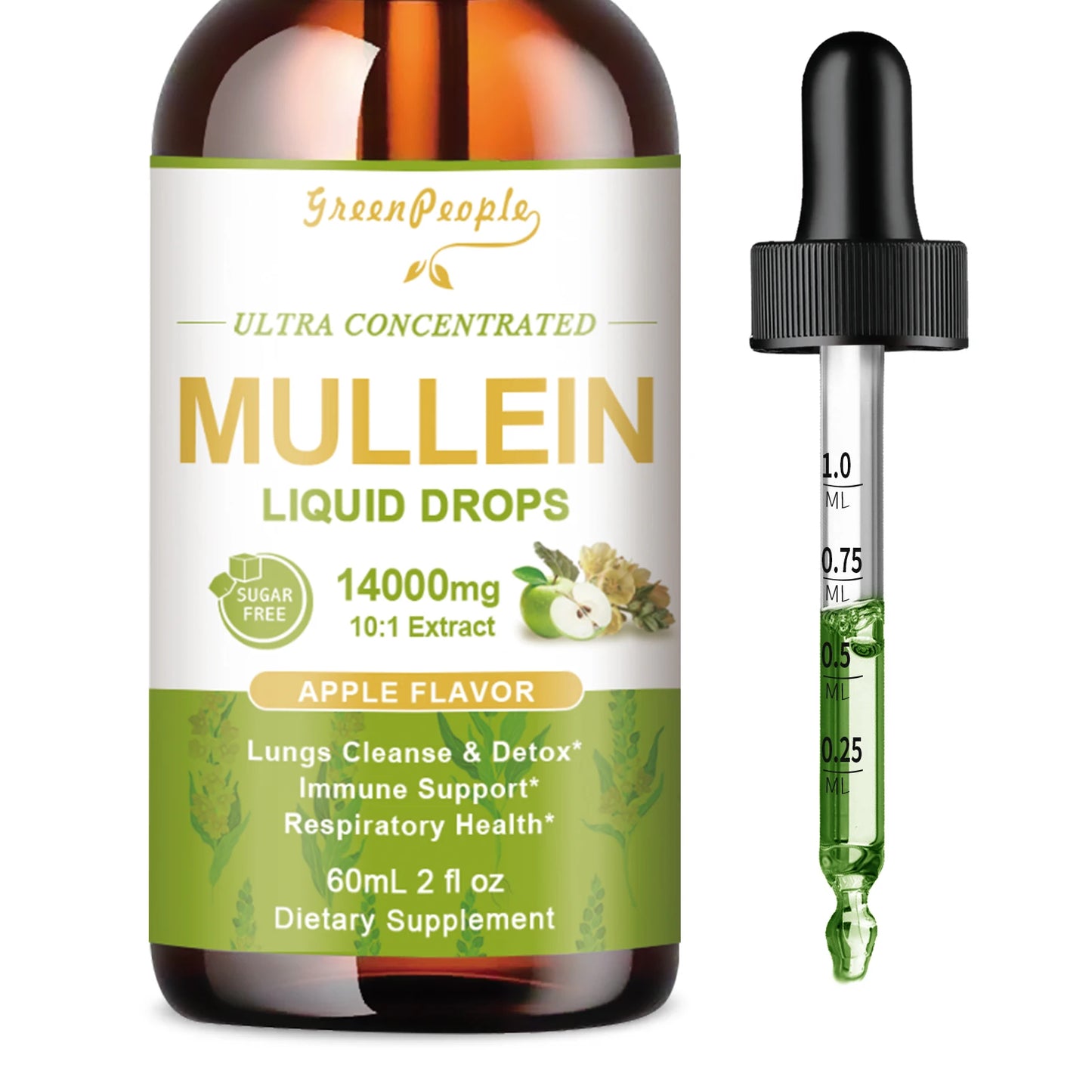 MINCH Mullein Drops For Immune Support Throat And Lung Health