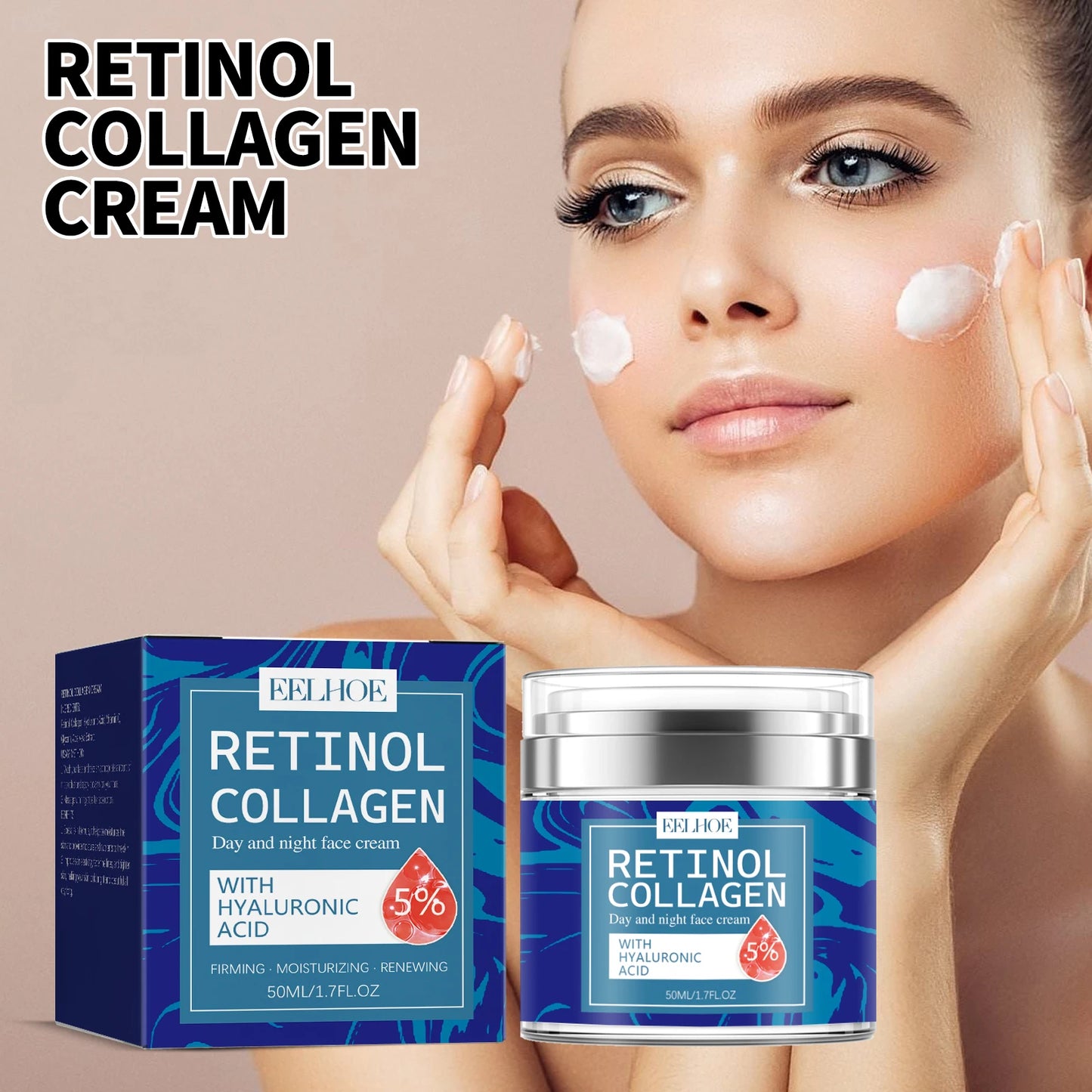 Hoygi Retinol Collagen Face Cream For Fine Lines And Firming