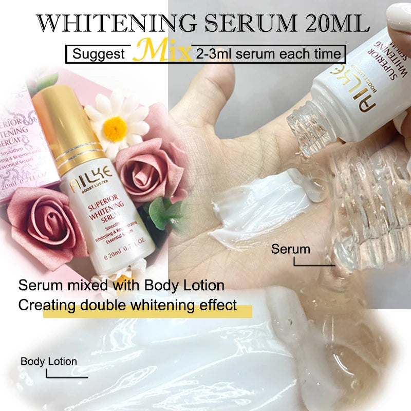 AILKE Whitening Skin Care Cream Brightening Lotion Glutathione Shea Butter