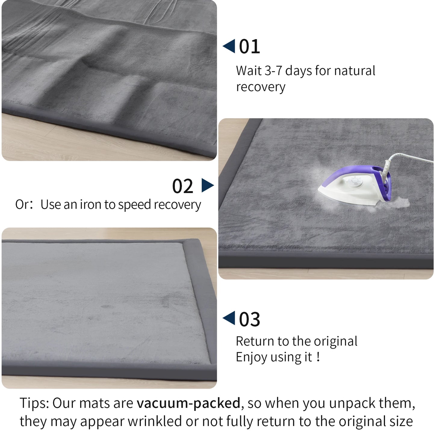 Huloo Sleep Memory Foam Playmat Rug For Living Room