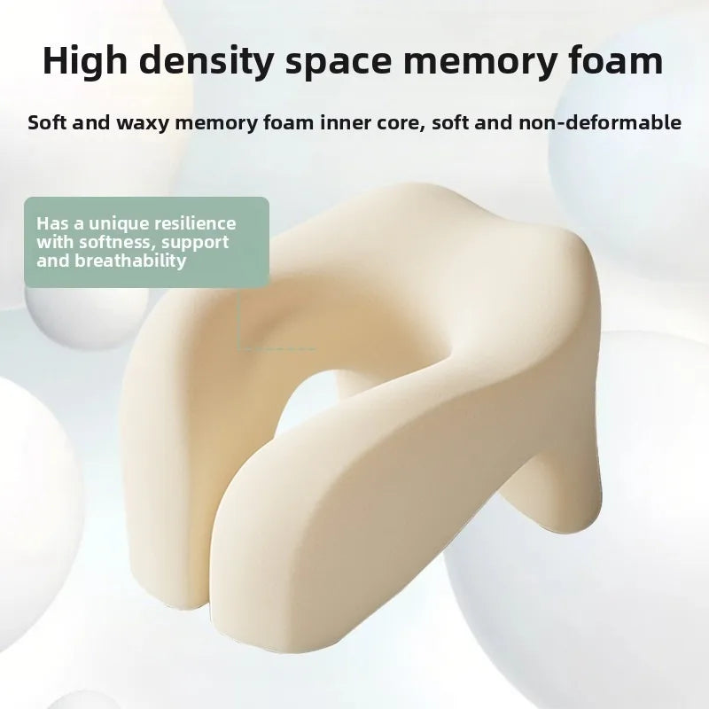 Memory Foam U Shaped Travel Neck Pillow For Cervical Support