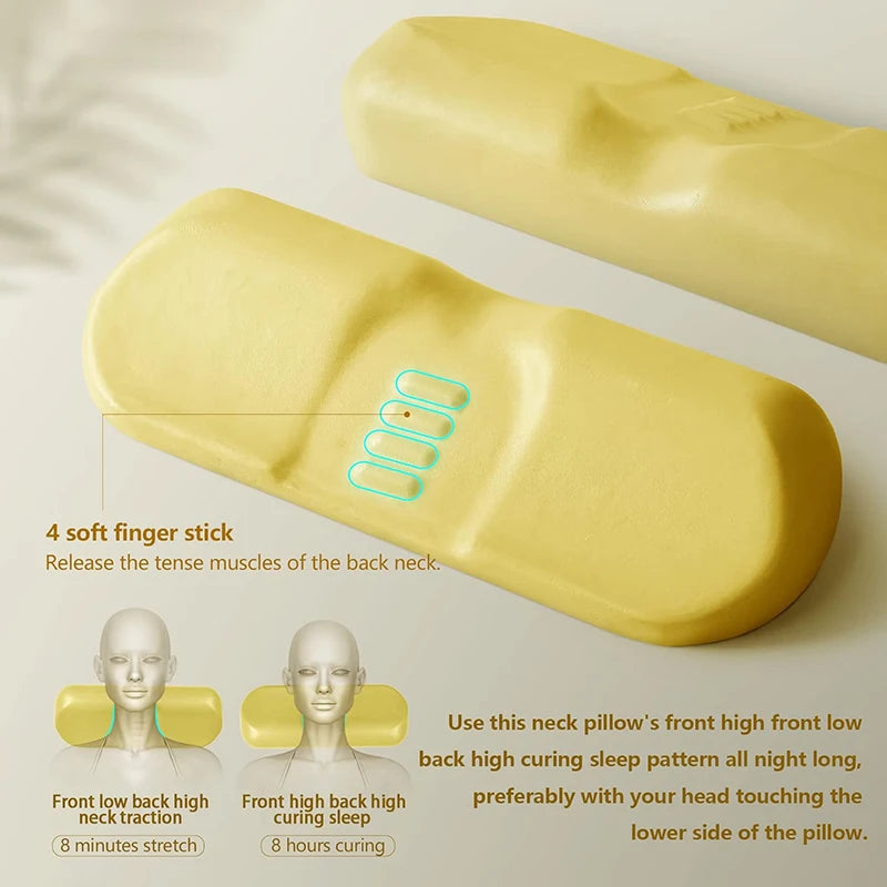 Cervical Memory Foam Contour Pillow For Side Sleepers And Orthopedic Support