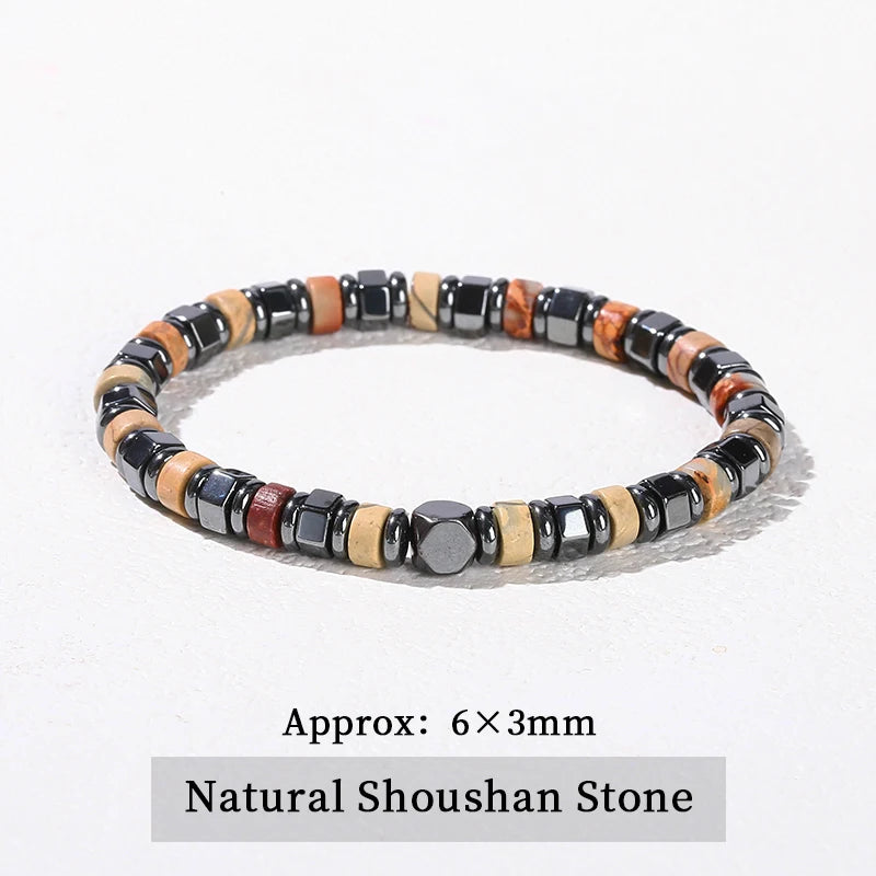 Change Better Hematite Bead Bracelet Unisex Reiki Jewelry