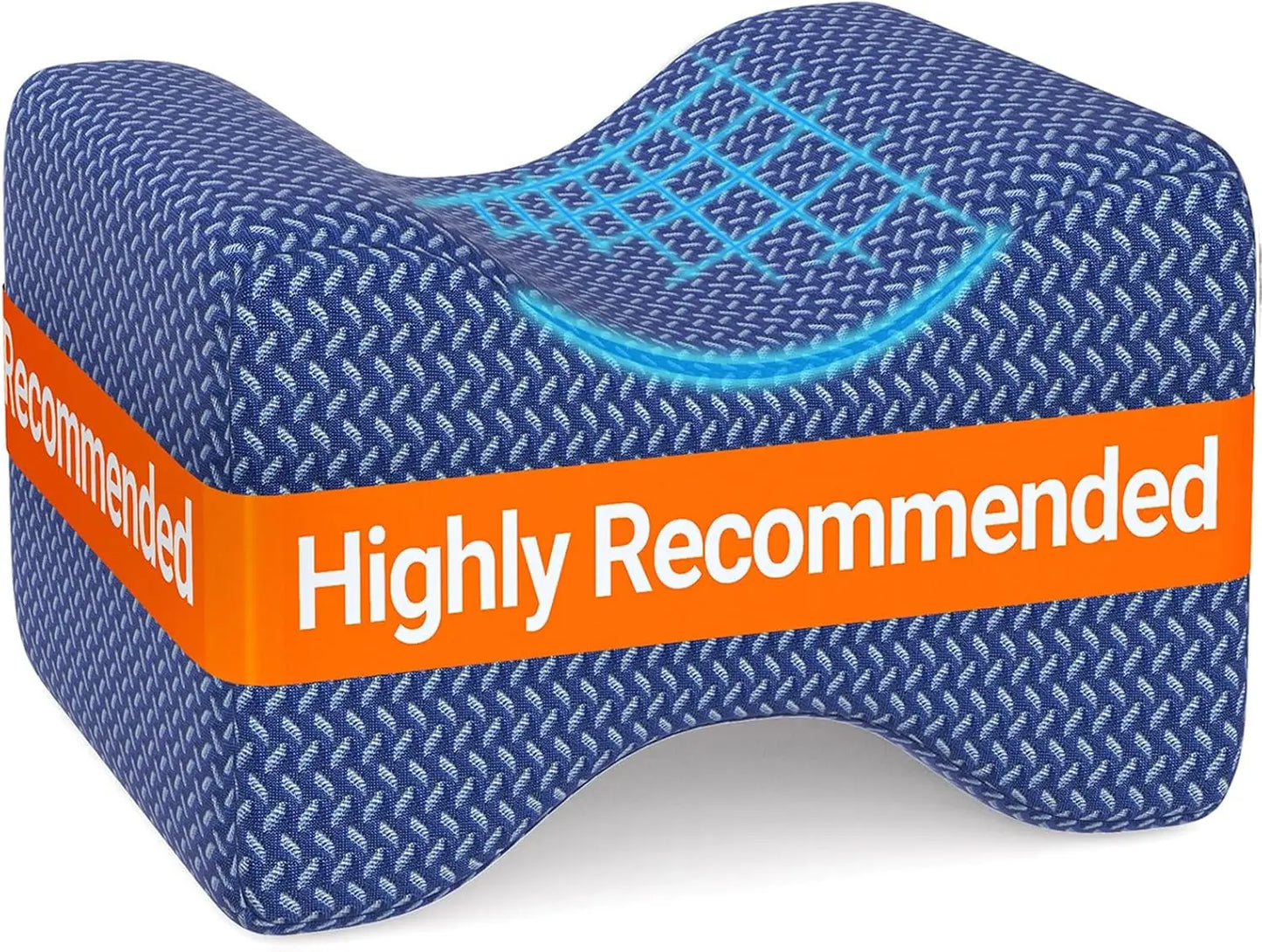 Memory Foam Knee Pillow For Side Sleepers Elevation And Blood Circulation