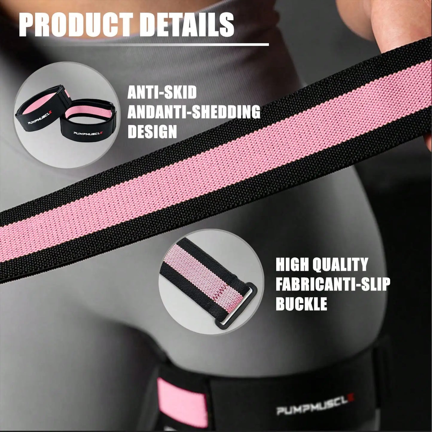 BFR Booty Bands For Women Glutes With Weekly Workout Plan