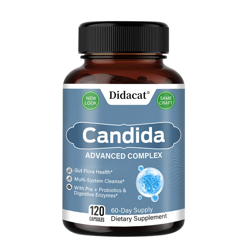 Didacat Candida Complex With Digestive Enzymes Probiotics Oregano