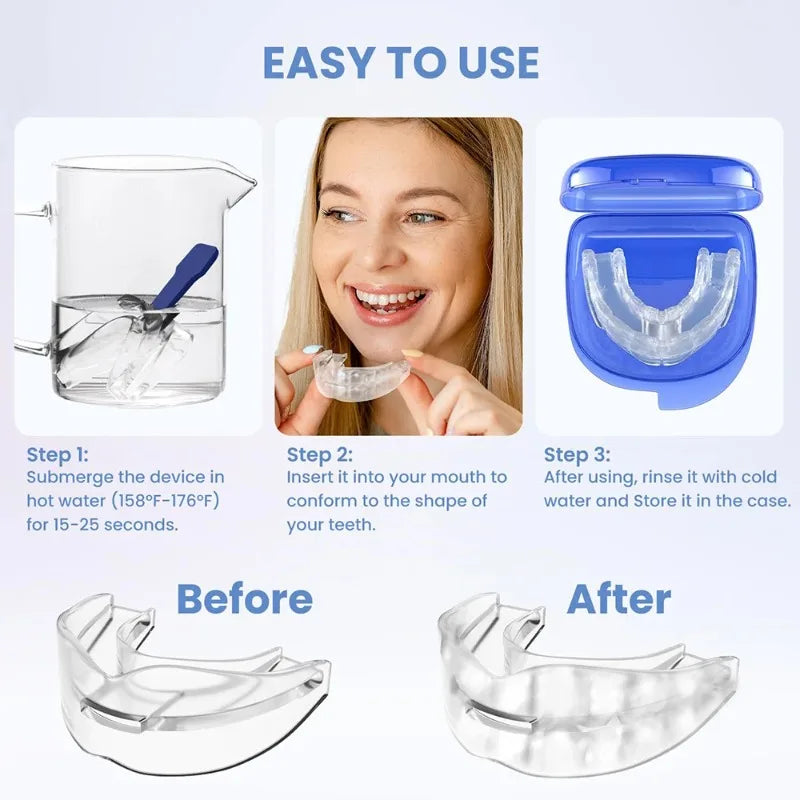 Bruxism Anti Snoring Mouth Guard For Sleeping Apnea Relief
