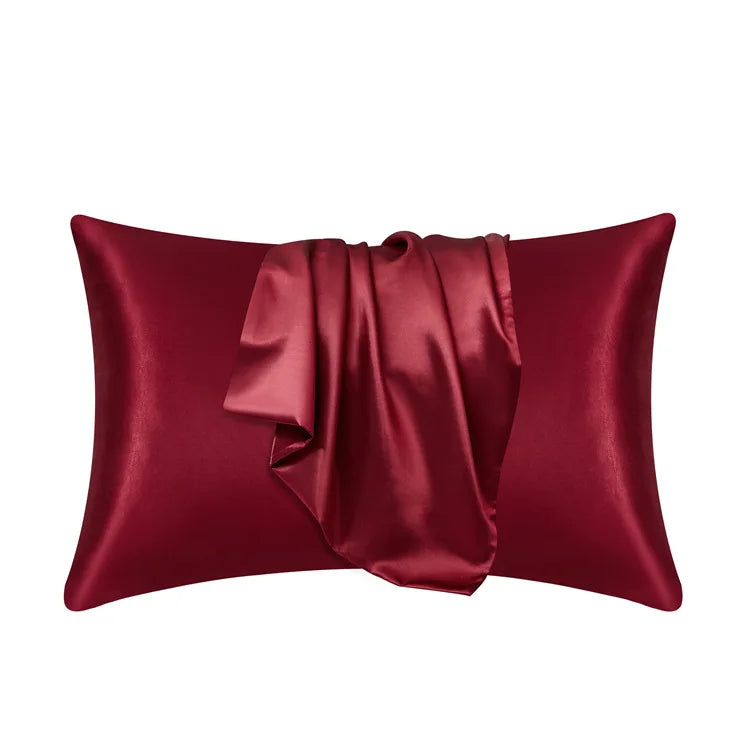 NONECN Polyester Cotton Pillowcase Silk Look For Hair And Skin