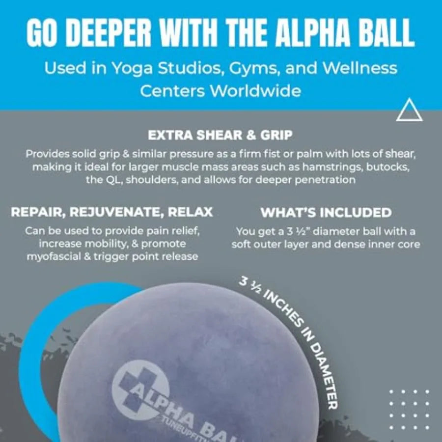 Tune Up Fitness Alpha Ball Therapy Ball For Myofascial Release