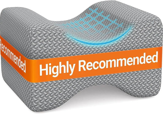 Memory Foam Knee Pillow For Side Sleepers Elevation And Blood Circulation