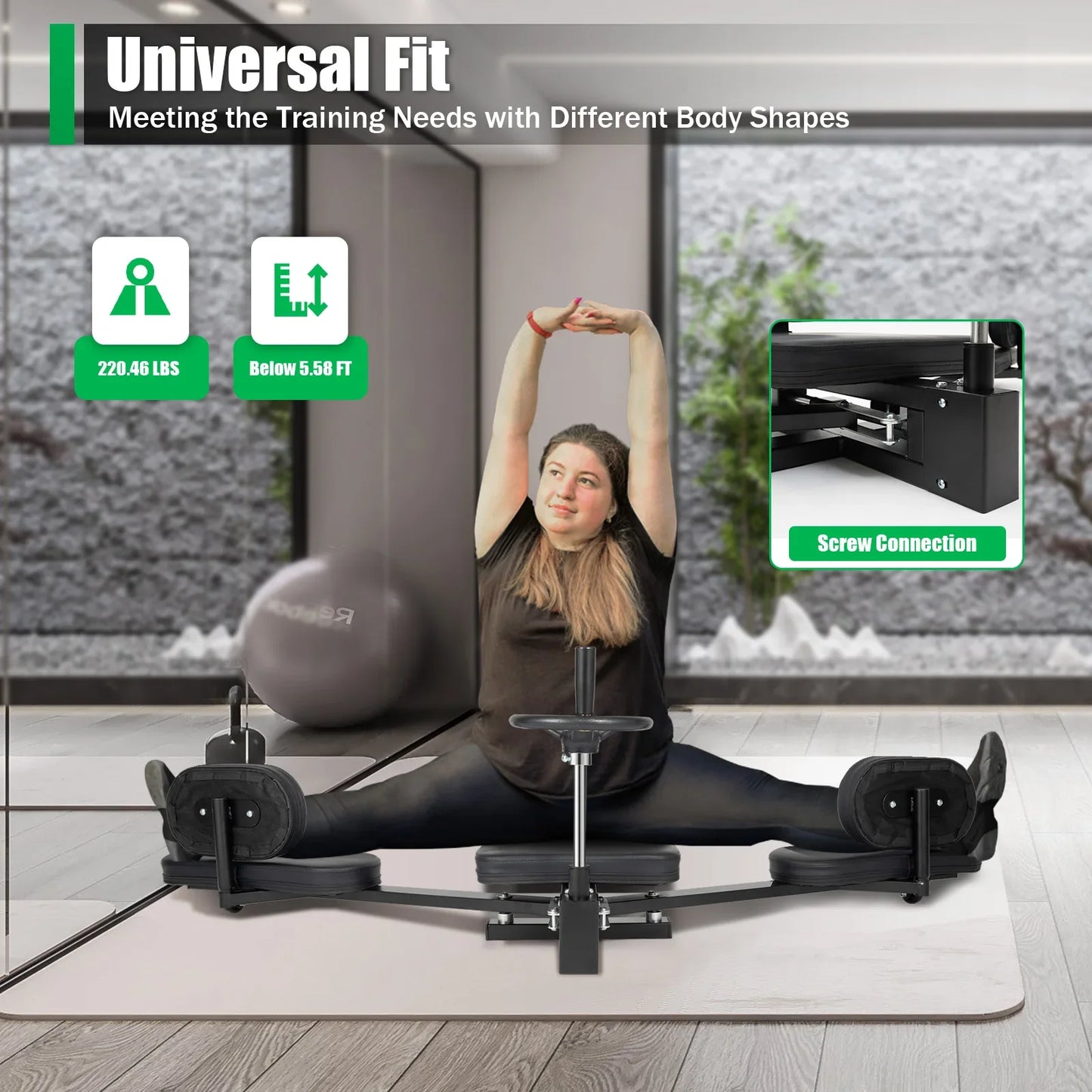 Leg Stretcher 3 Bar Leg Spreader Heavy Duty Flexibility