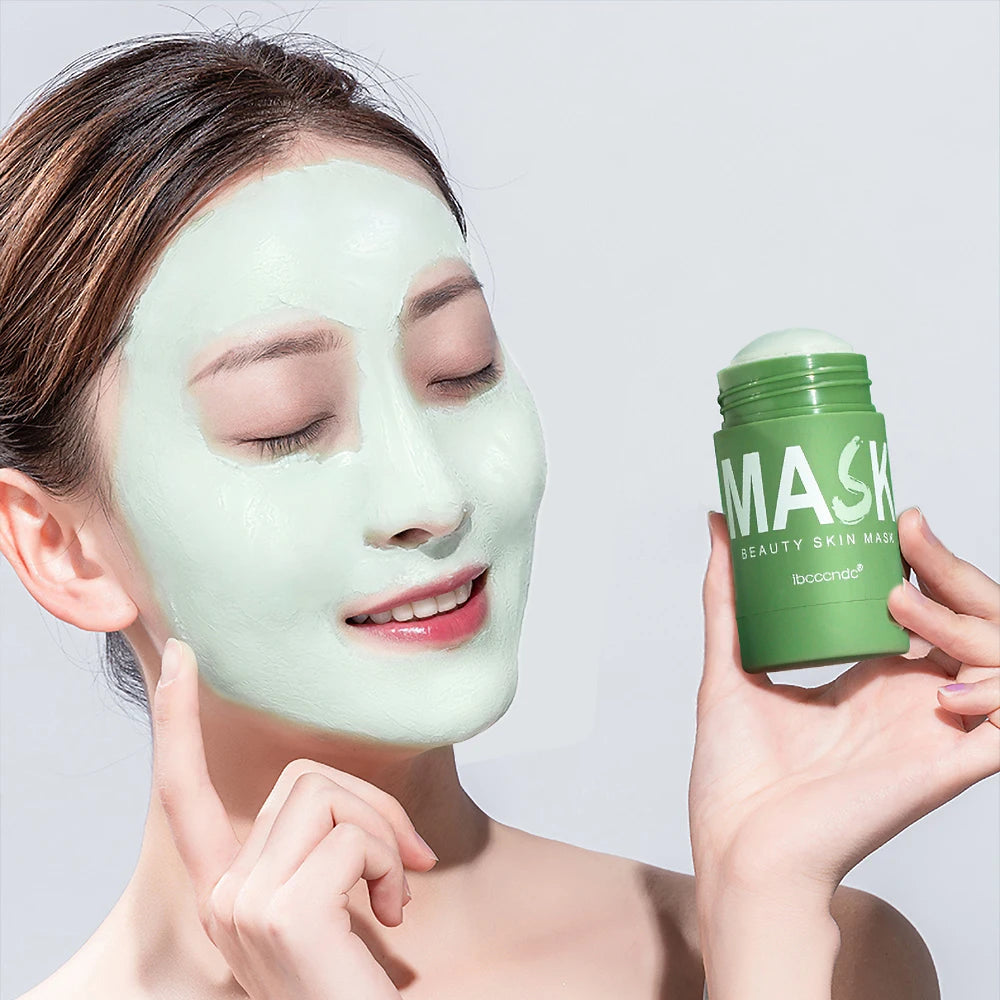 Ibcccndc Green Tea Cleansing Mask Stick For Oil Control