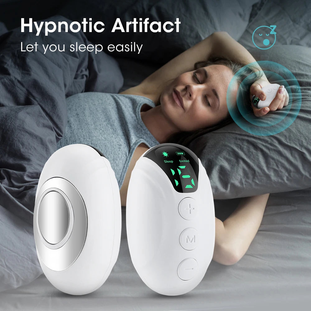 Microcurrent Sleep Aid Hypnosis Device For Night Anxiety Relief