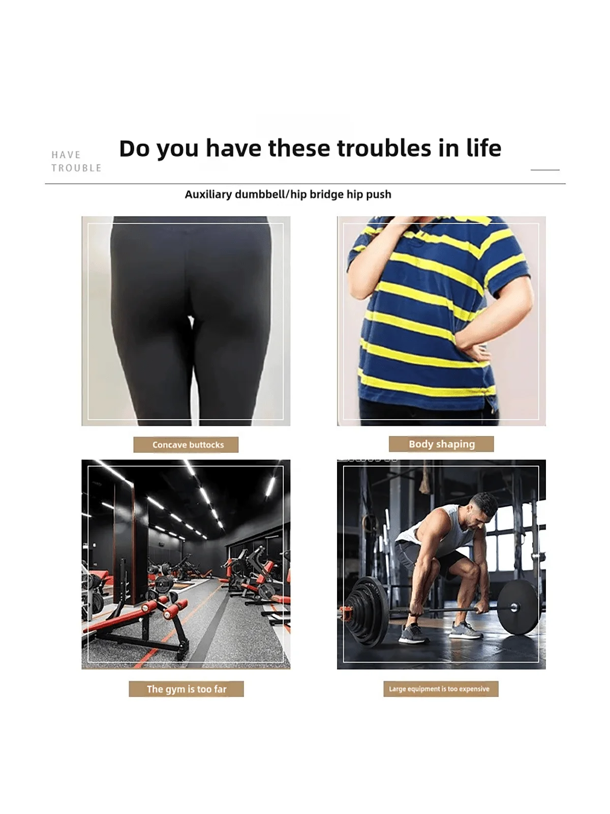 Glute Bridge Resistance Band For Glute Kickback Workouts