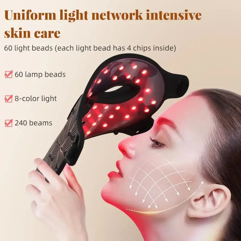 UBilli LED Face Mask Near Infrared Red Light Anti Aging