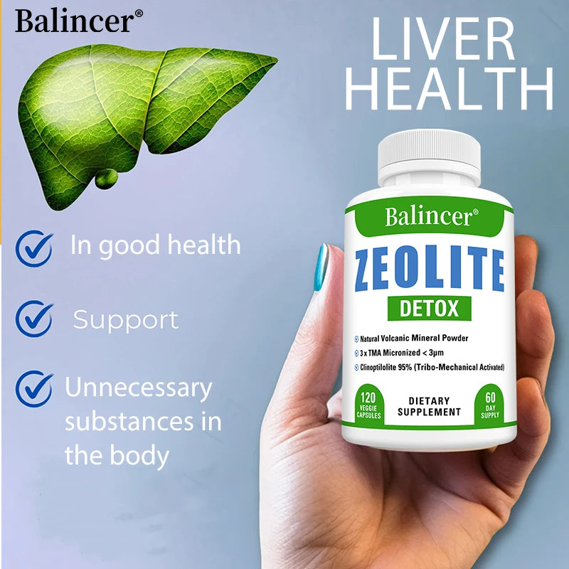 Balincer Zeolite Liver Protection Supplement Supports Kidneys Immunity