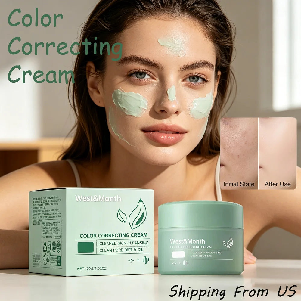 Color Correcting Cream for Redness and Dark Spots Moisturizing