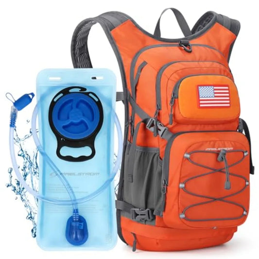 Hydration Hiking Backpack With 2L 3L Water Bladder Bite Valve