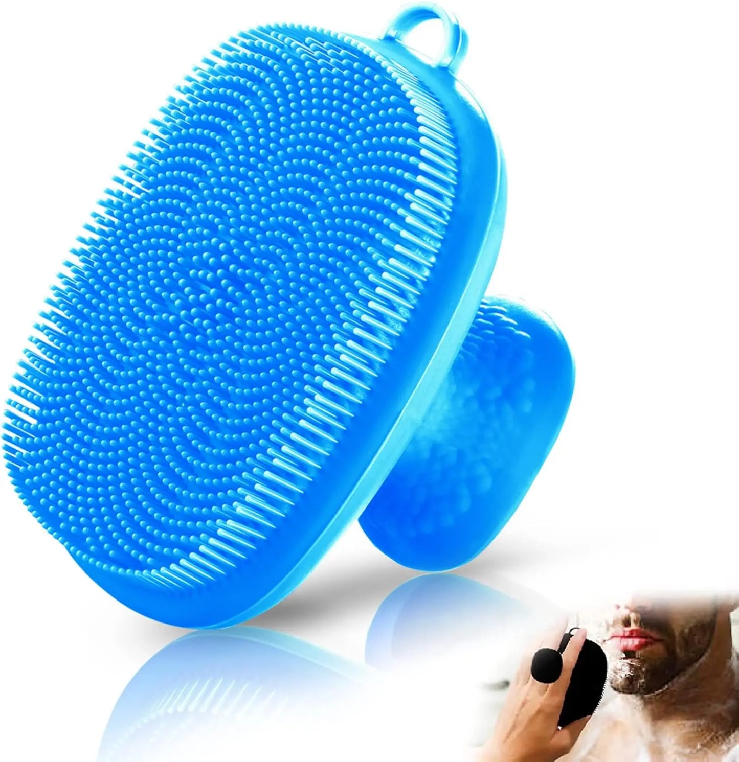 Silicone Face Scrubber for Men Facial Cleansing Brush