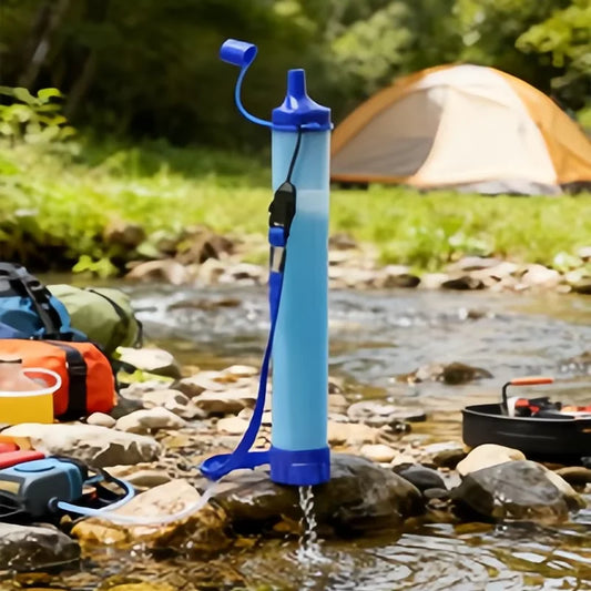 Personal Straw Water Filter Outdoor Survival Camping