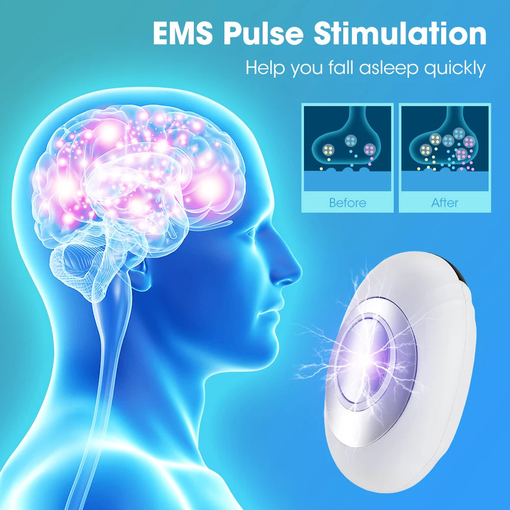 Microcurrent Sleep Aid Hypnosis Device For Night Anxiety Relief