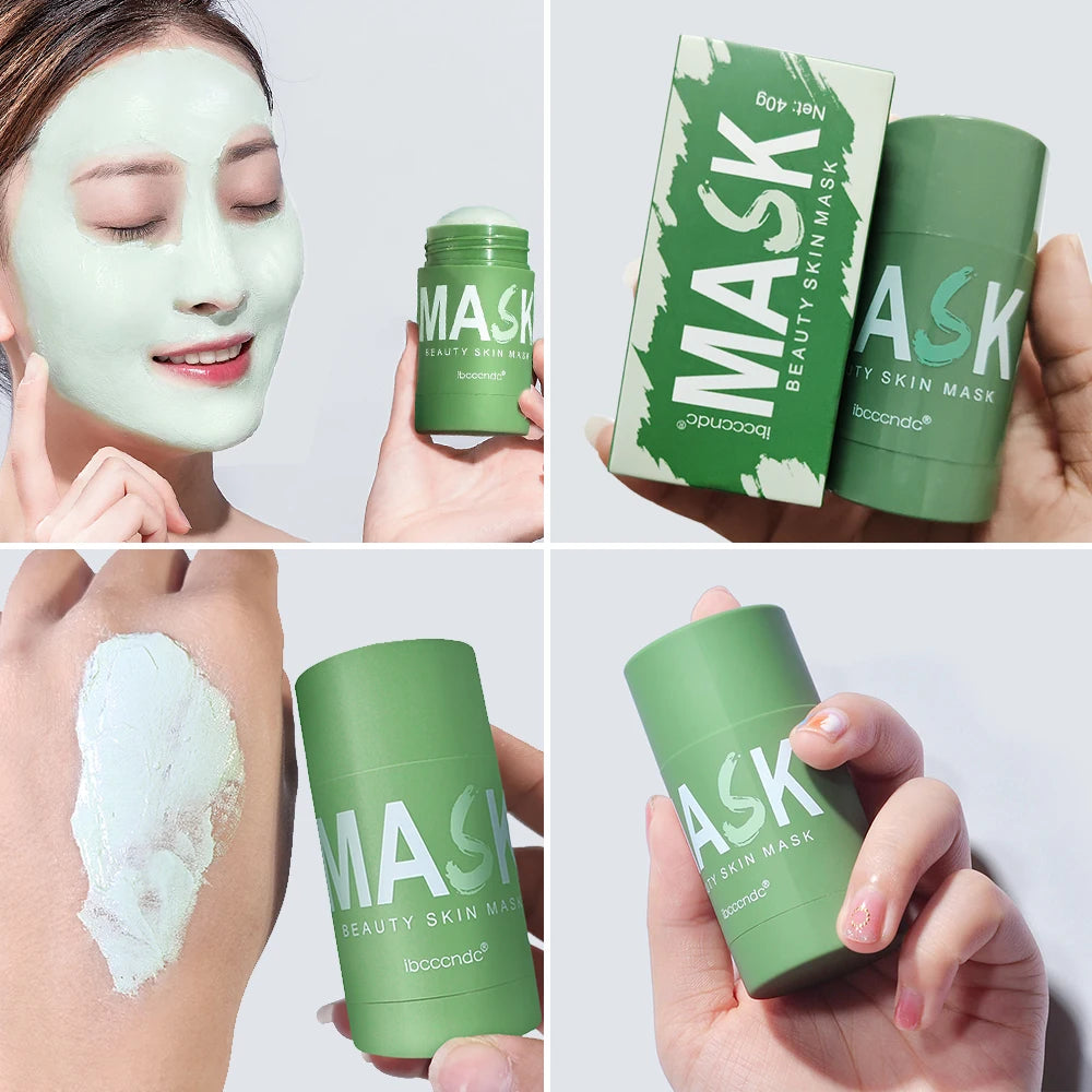 Ibcccndc Green Tea Cleansing Mask Stick For Oil Control