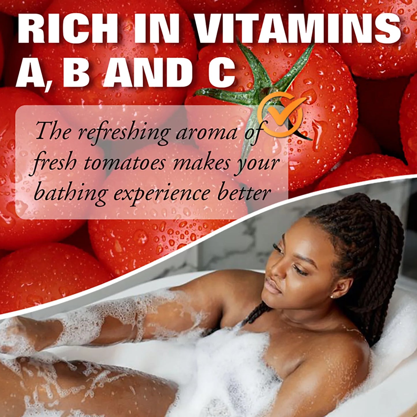 AILKE Natural Tomato Soap Bar Whitening For All Skin Types
