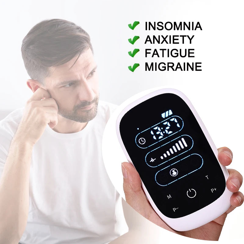 ATANG CES Insomnia Relief Sleep Stimulation Ear Clip Device