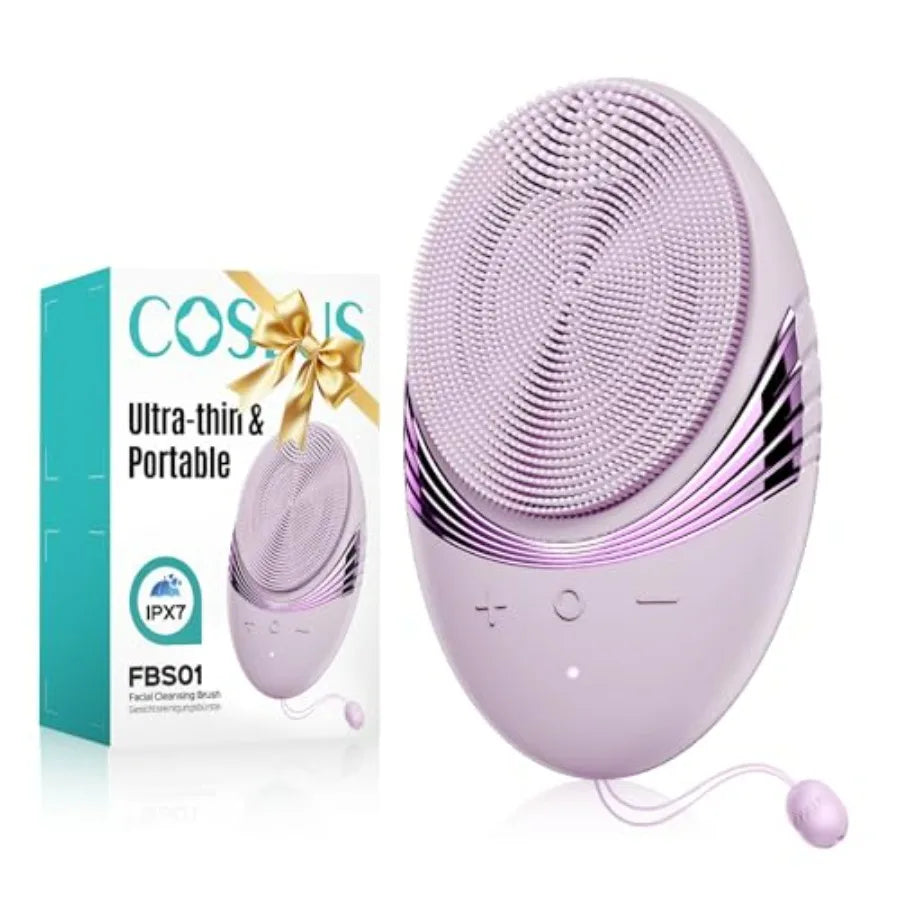 FBS01 Facial Cleansing Brush With Silicone Waterproof Rechargeable 5 Modes