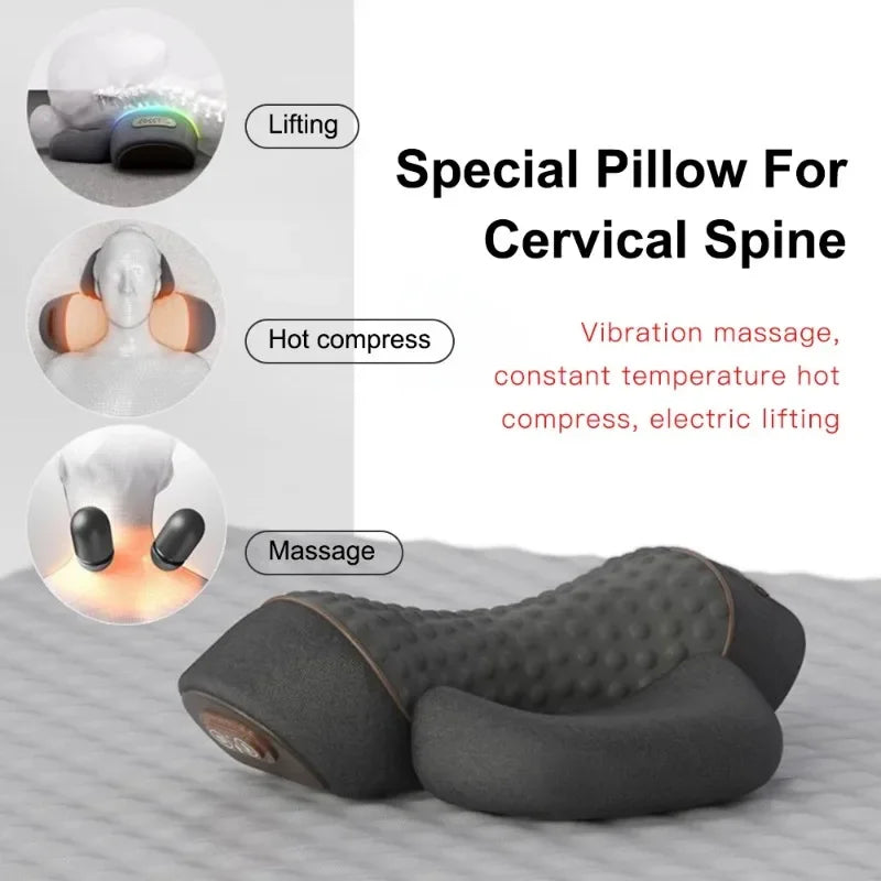 PAQIN Electric Neck Massager Pillow With Heating And Vibration